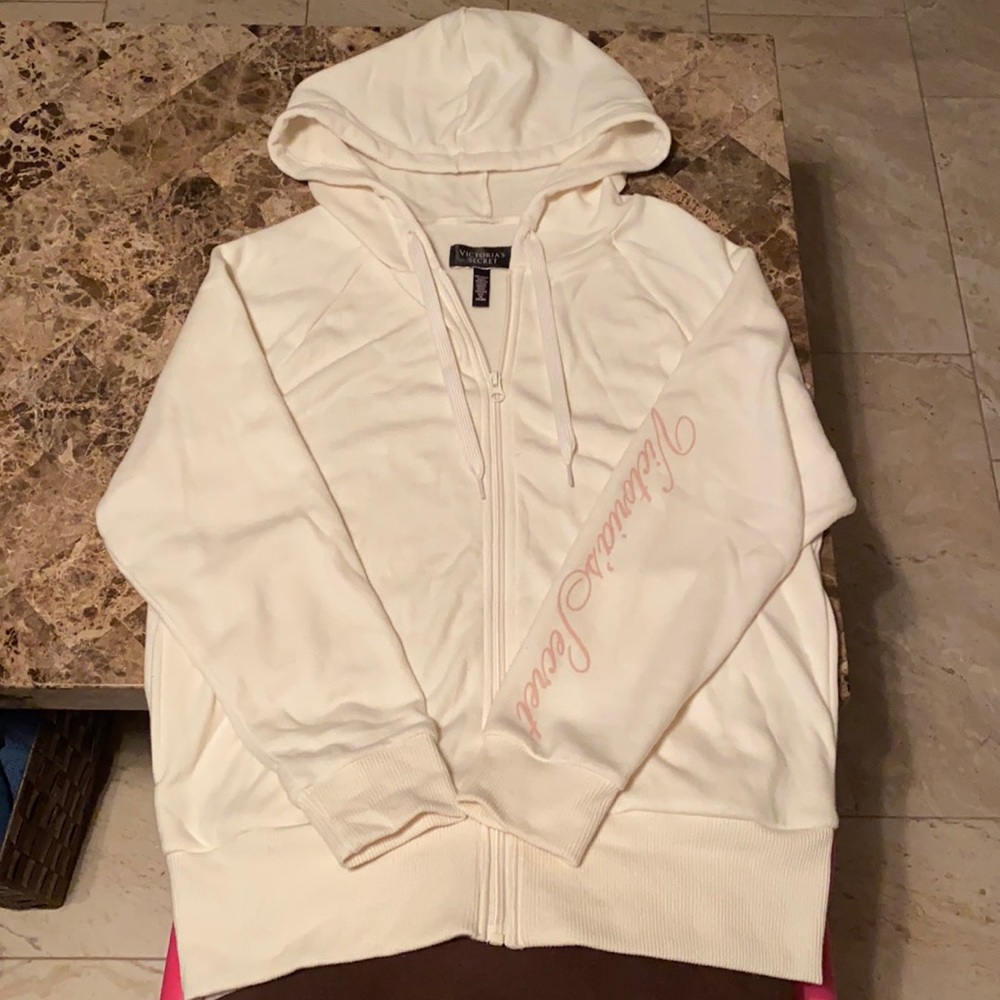 Victoria’s Secret soft fleece zip-up jacket